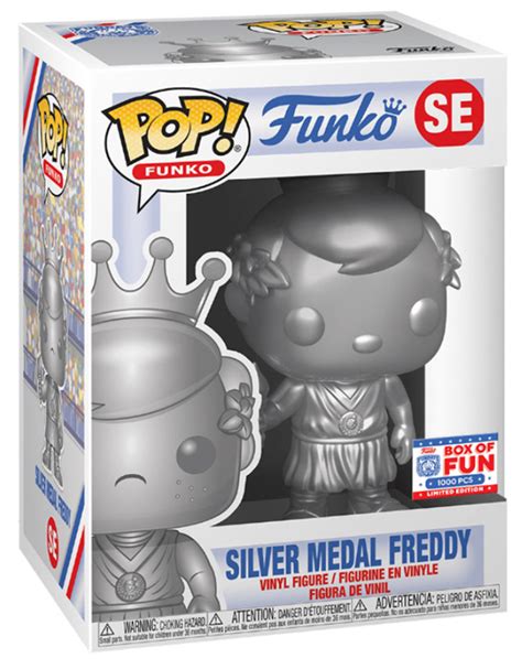 Figurine Pop Freddy Funko pas cher Médaille d argent Freddy