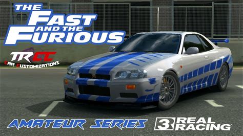 Real Racing 3 Car Customization Nissan Skyline GT R V Spec R34