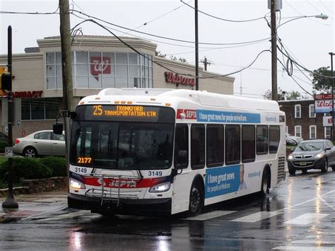 Septa New Flyer Xde40 On Rt25 New Flyer Bus Flyer