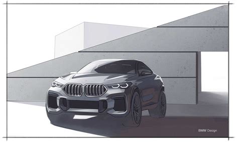 The all-new BMW X6 – Design sketches and process (07/2019).