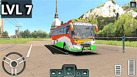 Indian Coach Bus Simulator Misson 7 Bus Driving Gameplay🚌🚌