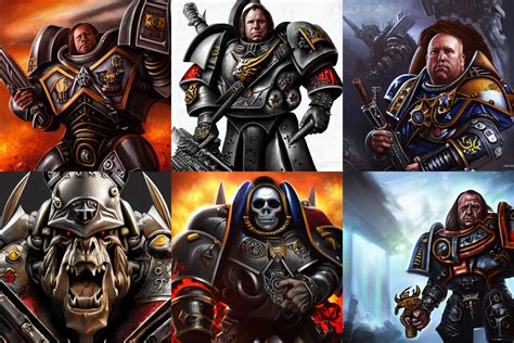 Alex Jones Warhammer 40k Portrait 4k Resolution Stable Diffusion