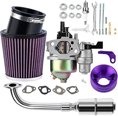 Sofo Carburetor Racing 212cc Performance Kit With Air Filter Exhaust Pipe For 212cc Predator