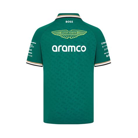 2024 Aston Martin Aramco F1 Mens Team Polo From Aston Martin Product