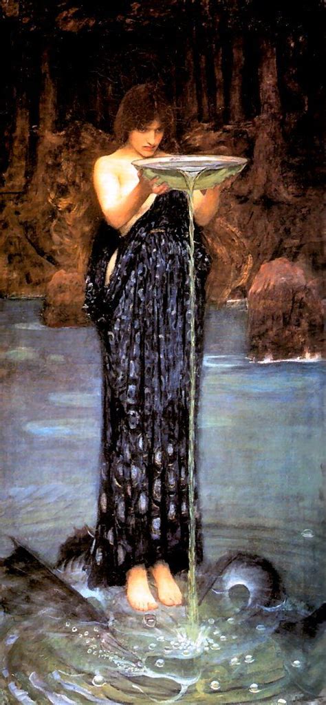 Circe Invidiosa By John William Waterhouse Art Nouveau John Waterhouse John William Waterhouse