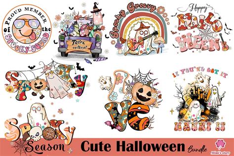 Cute Halloween Sublimation Bundle Gráfico por Mimi s story Creative