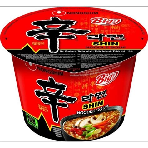 Jual Nongshim Big Bowl Shin Noodle Soup Ramen 114gr Halal Shopee