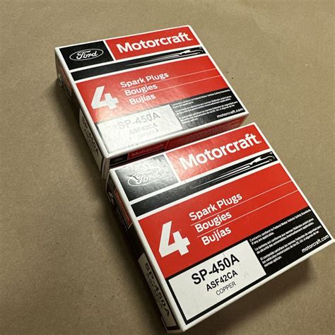 Set Of 8 OEM Genuine Ford Motorcraft Copper Spark Plugs SP450X ASF42CA