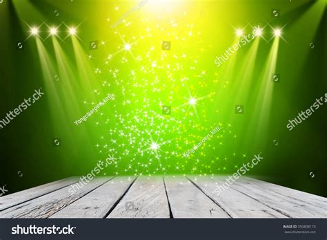 Green Stage Background Stock Photo 350838173 : Shutterstock