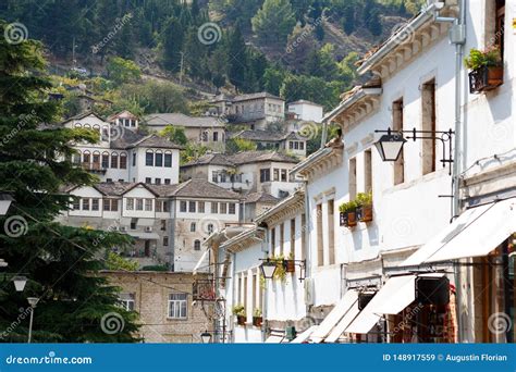 Gjirokastra, Albania. Old Town Center Stock Image - Image of heritage ...