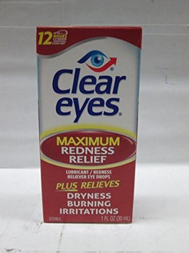 Clear Eyes Maximum Redness Relief Eye Drops 1 Oz 4 Pack In Saudi