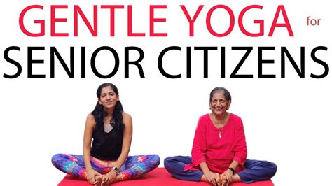 Yoga Poses For Senior Citizens