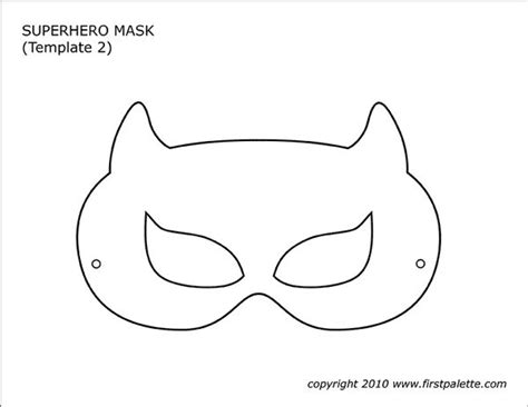 Superhero Masks | Free Printable Templates