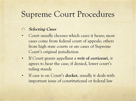 The Supreme Court Chapter 8 Section 3 Ppt Download