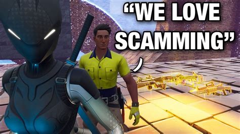 Two Squeakers Try To Scam Me 😭🥺 Scammer Get Scammed Fortnite Save The World Youtube