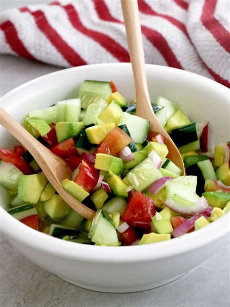 Asian Cucumber Tomato Avocado Salad Kawaling Pinoy