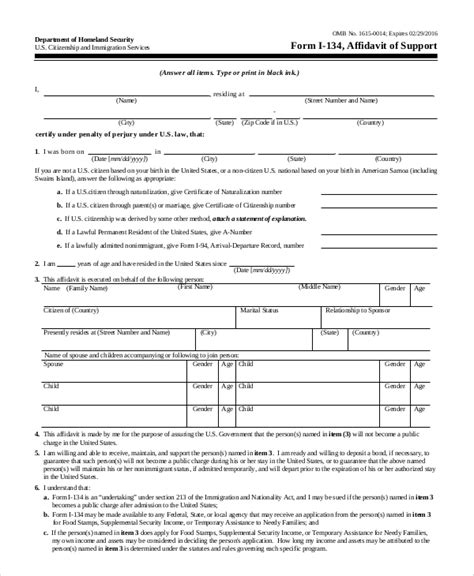 Free 7 Sample Blank Affidavit Forms In Pdf