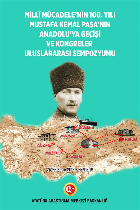 Mustafa Kemal Pa A N N Anadolu Ya Ge I I Ve Kongreler Atam Atat Rk