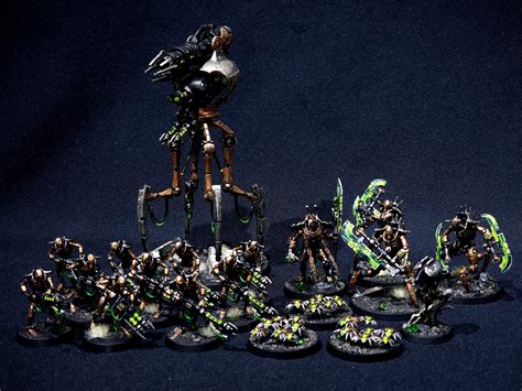 Warhammer 40k Necrons Combat Patrol Set Complete Fully Painted Etsy