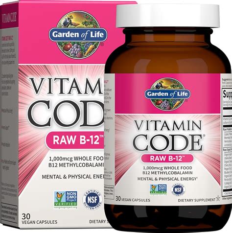 Amazon Garden Of Life B Vitamin Code Raw Capsules