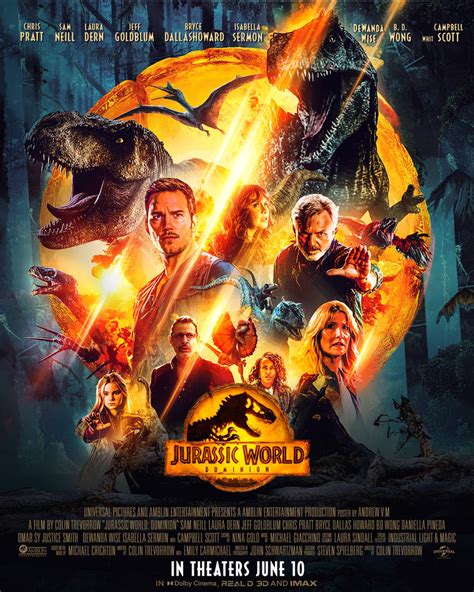 Jurassic World Dominion Poster 4k By Andrew Vm By Andrewvm On Deviantart