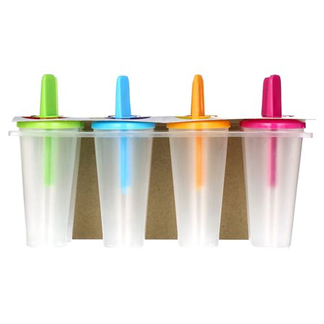 8pc Ice Pop Maker Mold Popsicle Dessert Ice Cream Frozen Treats Mini