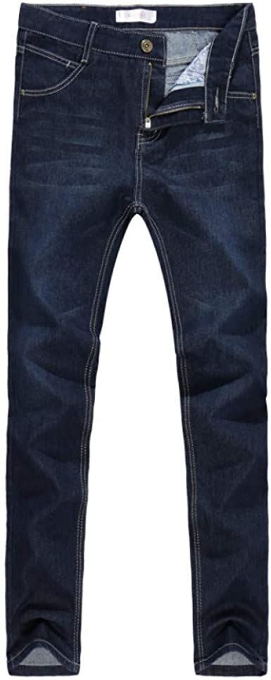 Rlbdnzk Jeans Hombres Business Casual Jeans Para Hombres Pantalones