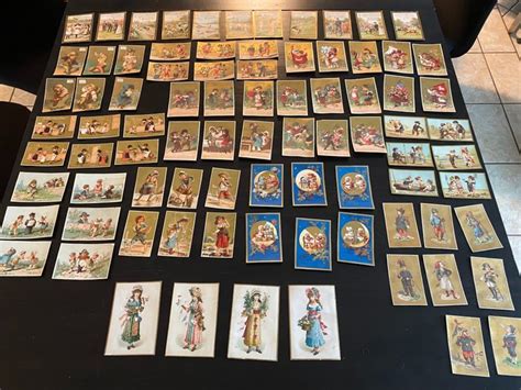 France Lot de 84 anciens chromos nombreuses séries Catawiki