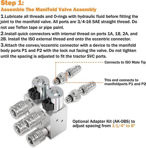 Hydraulic Multiplier 2 Circuit Kit Couplers Switch Box Control For