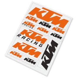 PLANCHE AUTOCOLLANTS KTM LOGO STICKER SET Esprit KTM