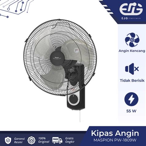 Jual Maspion Pw W Power Fan In Kipas Angin Dinding Pw W