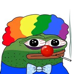 Набор анимированных стикеров для Telegram «Пепе-клоун» Clown Pics, Nerd ...