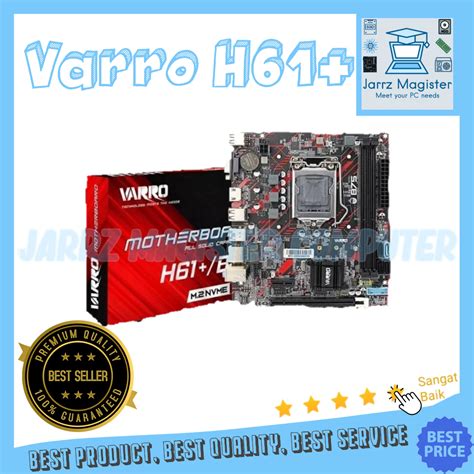 Jual Motherboard Varro H61 B75 NVME Intel LGA 1155 DDR3 Mainboard