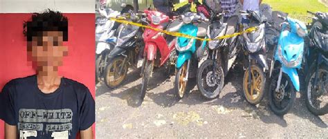 RP Residivis Dari Sumbar Spesialis Curanmor Akhirnya Tertangkap Di