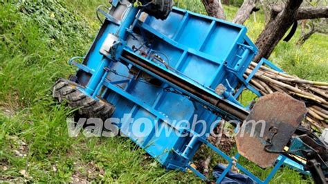 Alto E Medio Vastese Incidente Con Il Trattore In Agro Di Palmoli