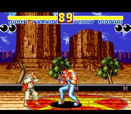 Screenshot Of Fatal Fury Snes Mobygames