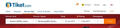 Cara Booking Atau Pesan Tiket Kereta Api Informasi Aktual