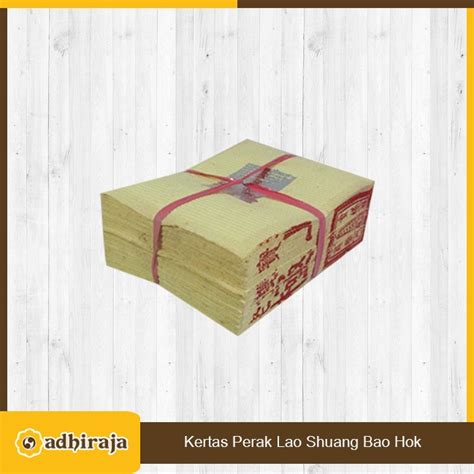 Jual Kertas Sembahyang Kim Cua Perak Lao Shuang Bao Hok Shopee Indonesia