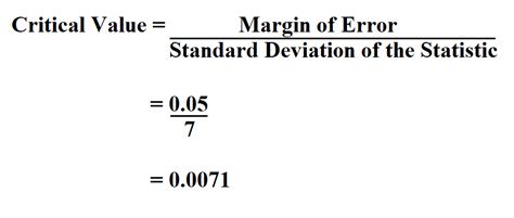 How To Calculate Critical Value