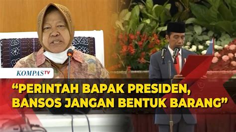 Mensos Risma Tanggapi Dugaan Korupsi Bansos Perintah Pak Presiden