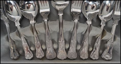 A Vintage Complete 44 Piece Silver Plated Canteen Of Cutlery By Viners