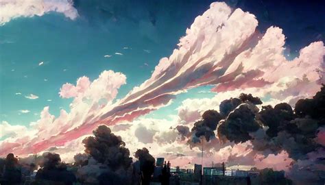 Prompthunt Epic Anime Style Clouds Cinematic Makoto Shinkai