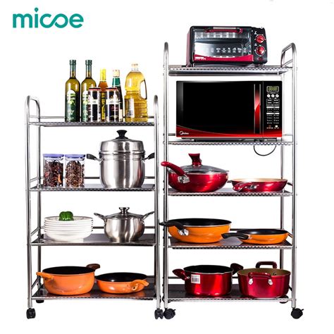 Jual Micoe Microwave Shelf Stainless Steel Dapur Perlengkapan Rak