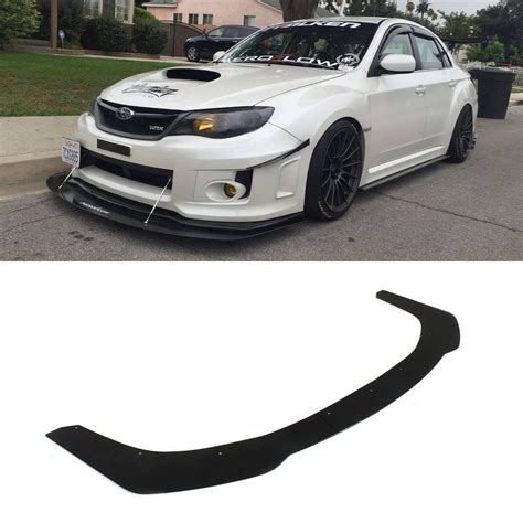 2008 2014 Subaru Wrx Sti Front Splitter V1 Wrx Sti Front Splitter Aeroflowdynamics