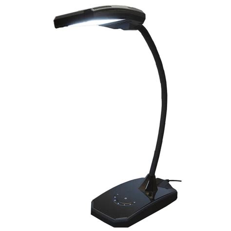 Classic Black LED Dimmable Desk Lamp with USB Charging Port | Home Hardware