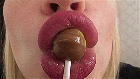 Banana Chocolate Chupa Chups Lip Clamp Avi Milora Clips4sale