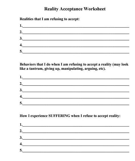 Dbt Radical Acceptance Worksheet Pdf