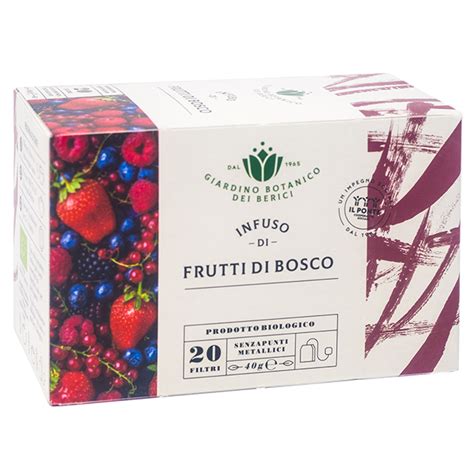 Infuso Di Frutti Di Bosco Giardino Botanico Dei Berici