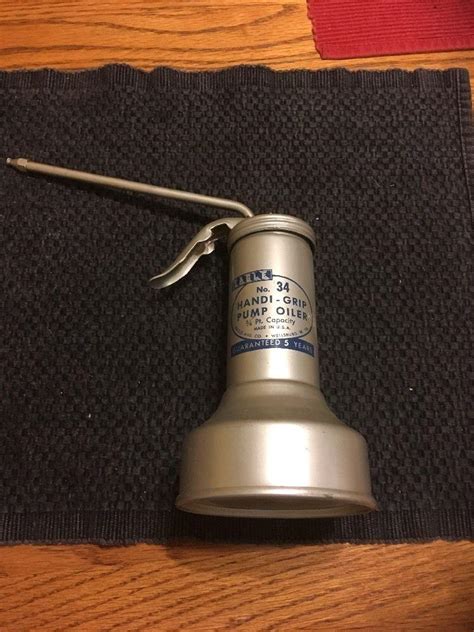 Eagle Metal Handi Grip Pump Oiler No34 34 Pint 1819639374