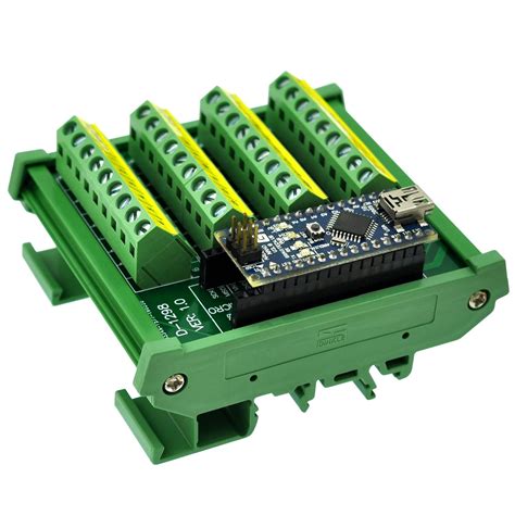 Czh Labs Din Rail Mount Screw Terminal Block Breakout Module Board For